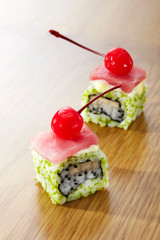 Delicious Japanese food, sushi