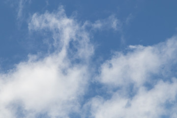 blue sky with white clouds