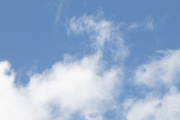 blue sky with white clouds