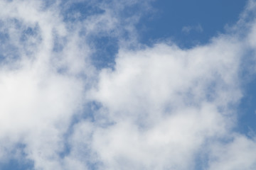 blue sky with white clouds