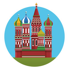 Fototapeta premium saint basil catherdral icon