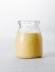 Fresh milk eggs pudding