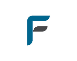 Letter F logo icon design template
