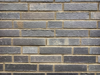 Some stones of a dark brick wall