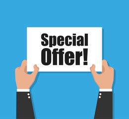 Hand holding - Special offer