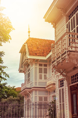 Beautiful architecture in Princes Islands. Buyukada, Turkey, Marmara sea.