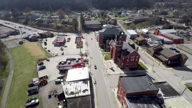 Aerial view of Parsons, WV.