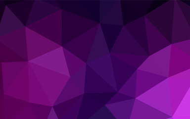 Dark Pink vector abstract mosaic backdrop.