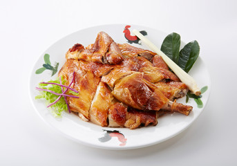 Delicious Chinese food, soy sauce chicken