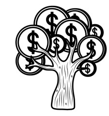 money tree icon