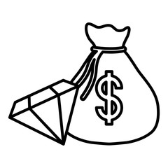 Money bag design