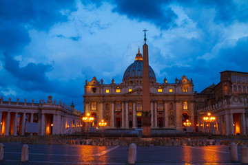 Old Vatican Town of Rome, Italy in Europe