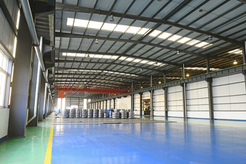 Cold rolled strip, in spacious workshop