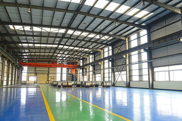 Cold rolled strip, in spacious workshop