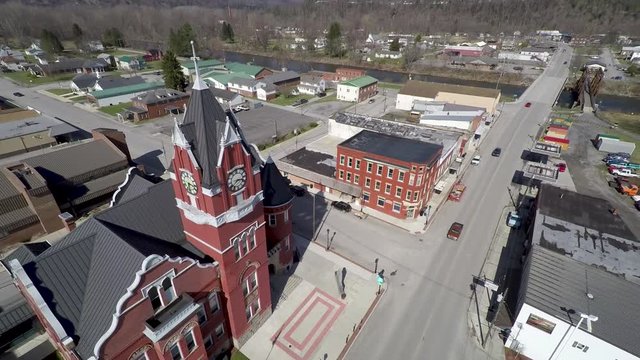 Aerial view of Parsons, WV.