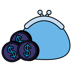 Obraz premium Money purse design