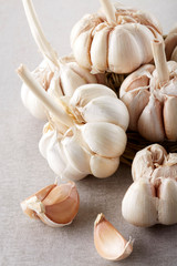 Fresh ingredients, garlic