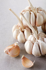 Fresh ingredients, garlic