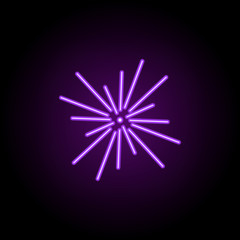 Laser icon. Elements of Laser in neon style icons. Simple icon for websites, web design, mobile app, info graphics