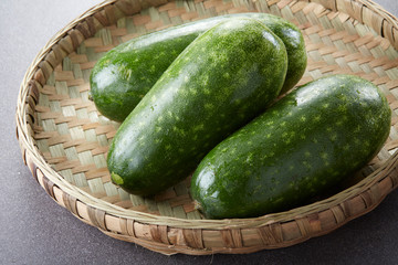 Fresh vegetables, zucchini
