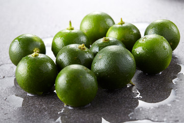 Fresh ingredients, lime