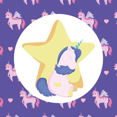 Cute unicorn design