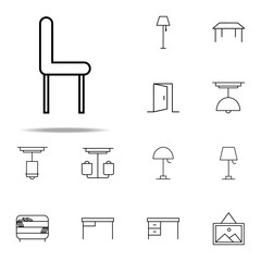 chair icon. web icons universal set for web and mobile