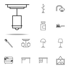 chandelier icon. web icons universal set for web and mobile