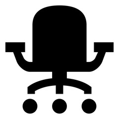 Office Chair Vector Icon.eps