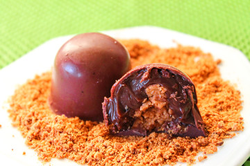 Trufa de paçoca