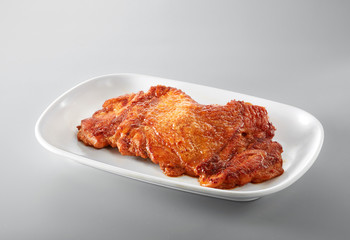 Delicious fried chicken steak
