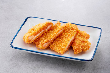 Delicious fried chicken chop