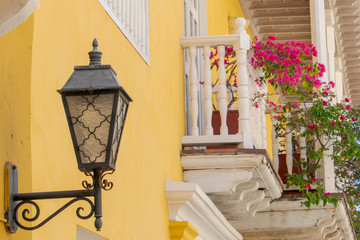 street lantern in old town