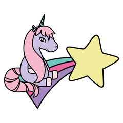 cute  unicorn design