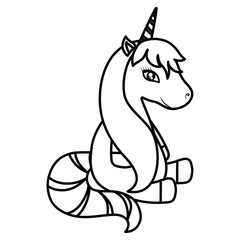 cute unicorn icon