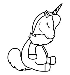 cute unicorn icon
