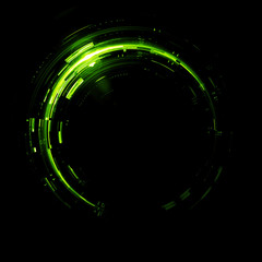 Vivid abstract background. Beautiful design of rotation frame.  .Mystical portal. Bright sphere lens. Rotating lines. Glow ring. .Magic neon ball. Led blurred swirl. Spiral glint lines.