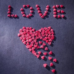 The heart breaks into pieces.