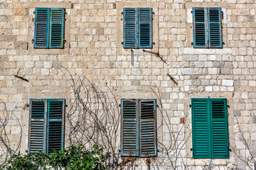 Six Windows in Kotor, Monenegro