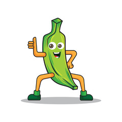 banana character cartoon