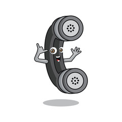 telephone cartoon character
