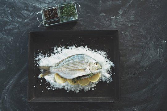 whole fish baked in salt crust