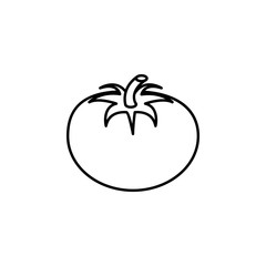 farm tomato icon. Element of farm product icon for mobile concept and web apps. Thin linefarm tomato icon can be used for web and mobile