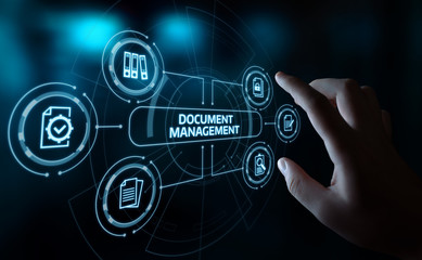 Document Management Data System Business Internet Technology Concept