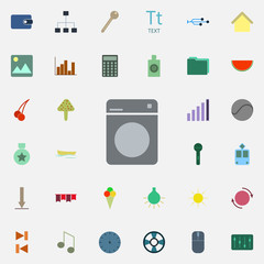 washing machine icon. color web icons universal set for web and mobile