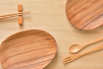 Wooden plate

