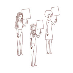 women with tag of wood avatar character