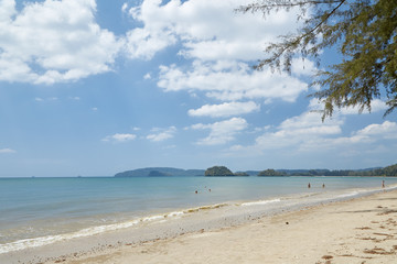 Summer travel in the Thai sea