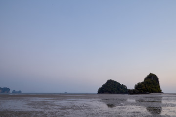 Summer travel in the Thai sea