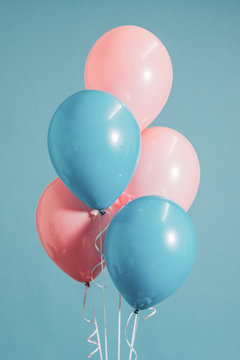 Baby Pink And Blue Balloons